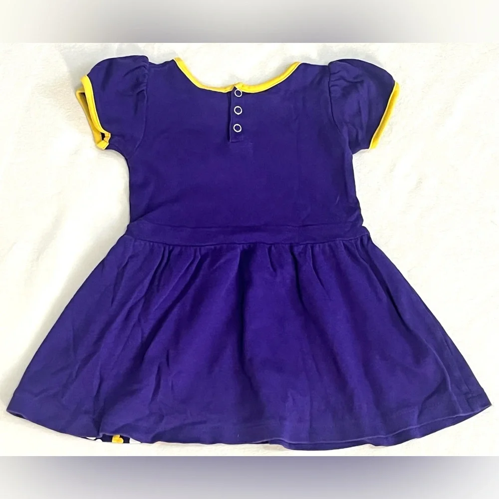 Minnesota Vikings Purple Heart to Heart Toddler NFL Children’s Dress Girls 3T - Picture 10 of 12